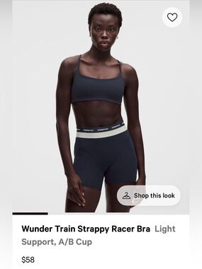 NWT Lululemon Wunder Train Strappy Racer Bra — indochine, size 4, untouched!
